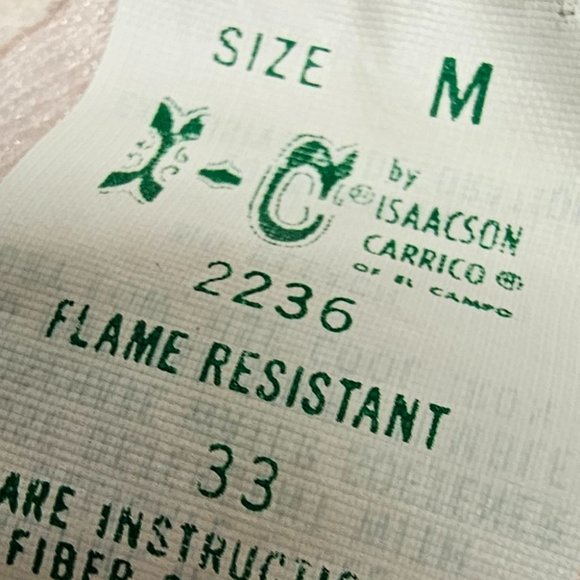 Vintage IC ISAACSON CARRICO Pink Small Nightgown Pink Lace TRIM Ruffle Hem Baby - Picture 4 of 10